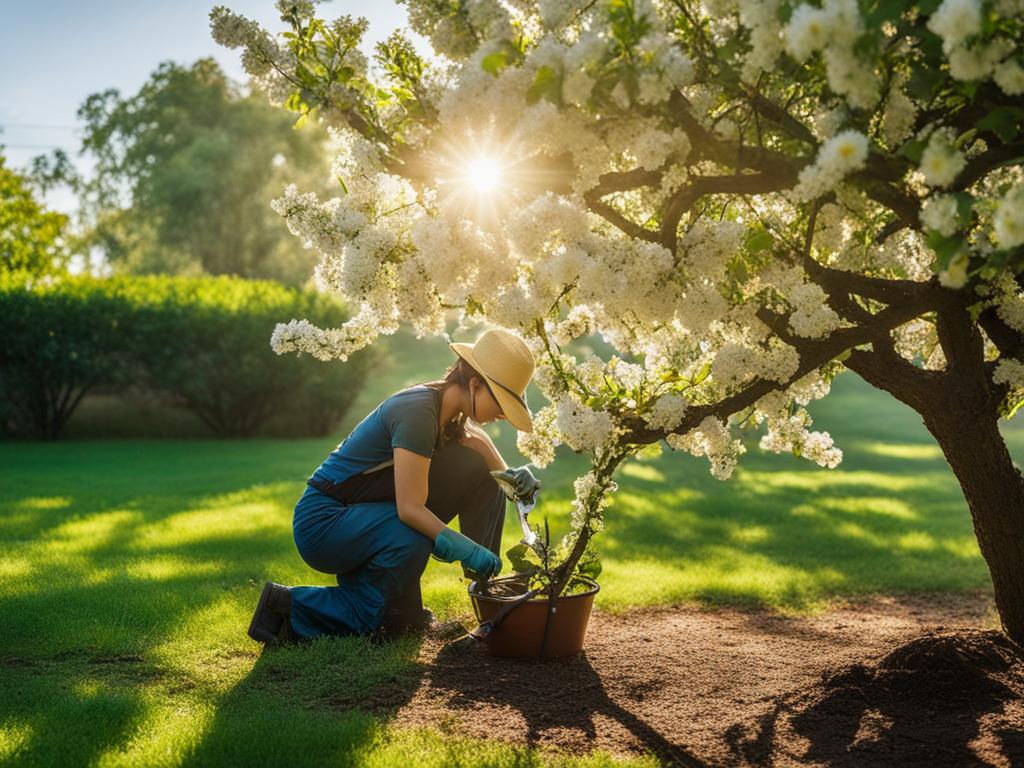 cuidados com árvores frutíferas