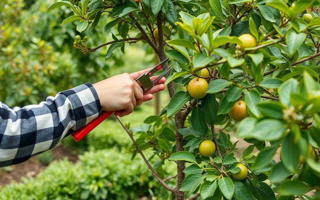 ferramentas para poda de árvores frutíferas