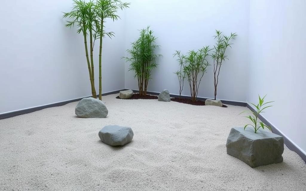 jardim zen para meditação