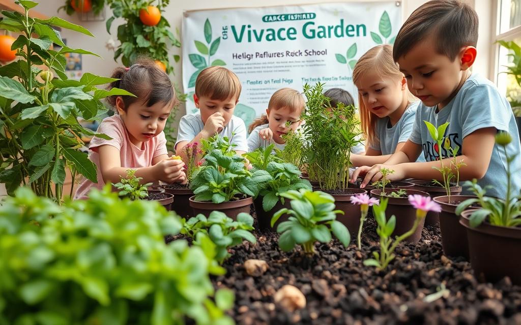 projetos escolares com plantas