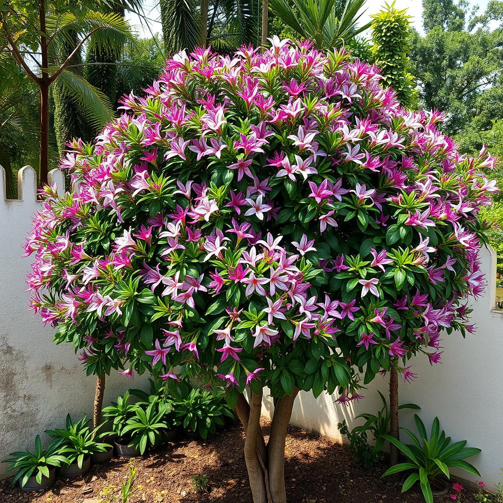 Manacá-da-serra com flores coloridas, árvore compacta ideal para pequenos espaços e redução do calor Manacá-da-serra com flores coloridas, árvore compacta ideal para pequenos espaços e redução do calor