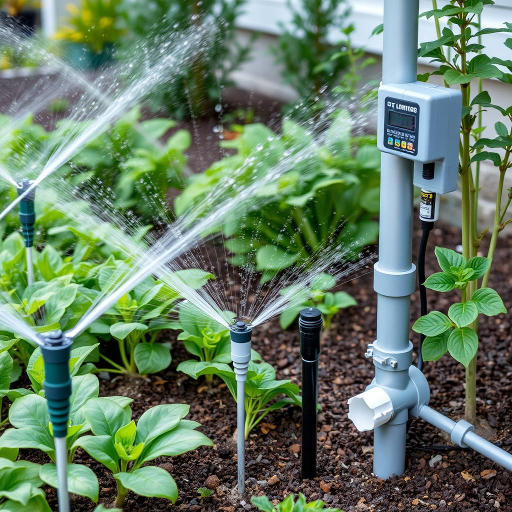 Sistema de irrigação para jardim dos sonhos Sistema de irrigação para jardim dos sonhos