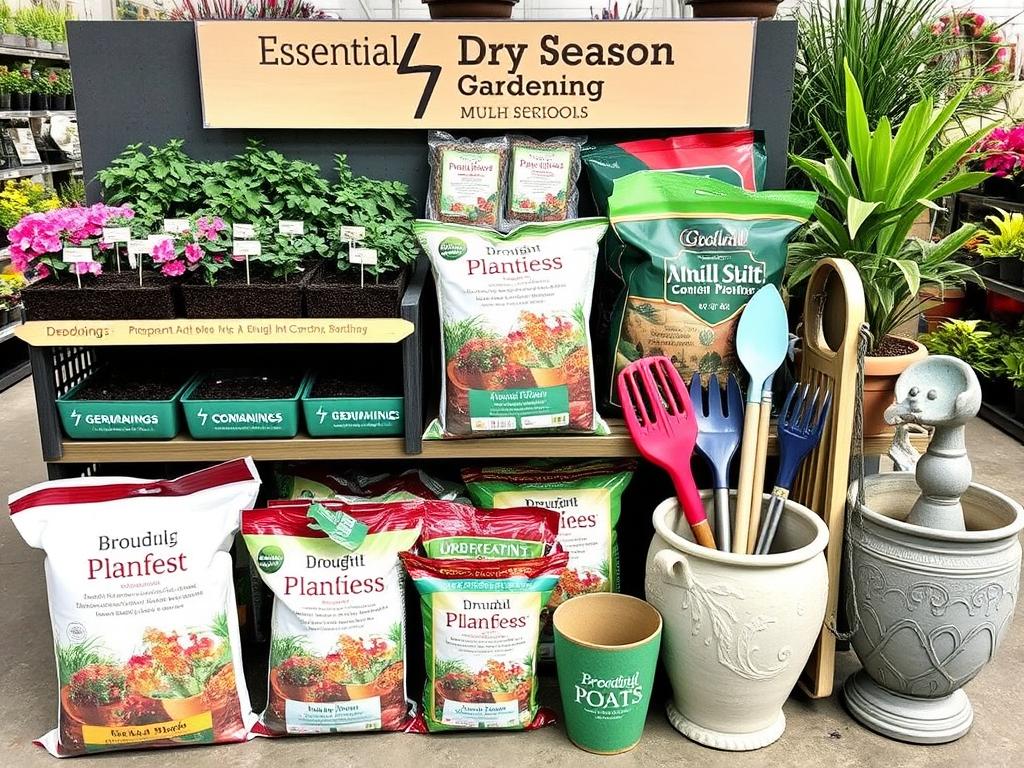 Produtos essenciais para jardim na estação seca Produtos essenciais para jardim na estação seca