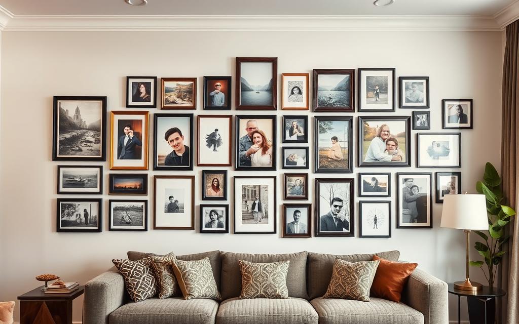 como exibir arte em casa