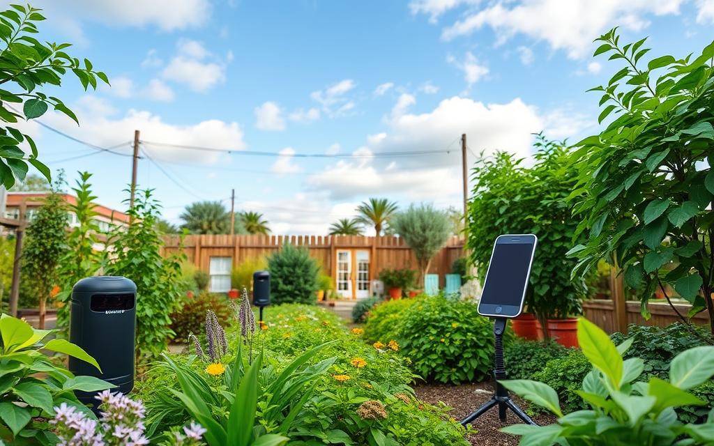 tecnologia para monitoramento de jardim